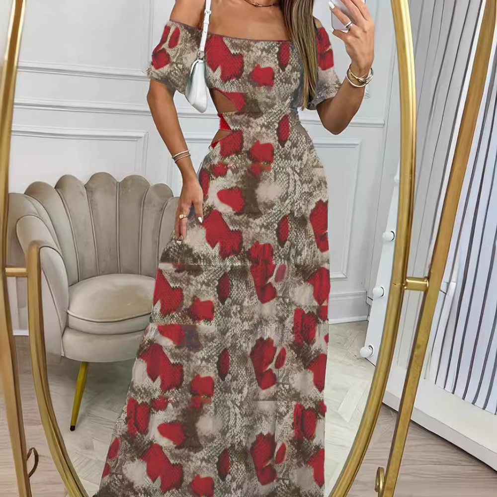 Modieuze offshoulder jurk voor dames