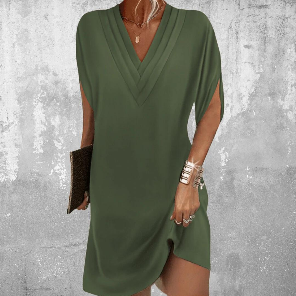Brina Elegante damesjurk met Vhals
