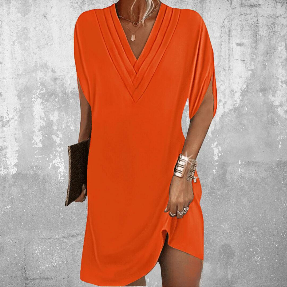 Brina Elegante damesjurk met Vhals