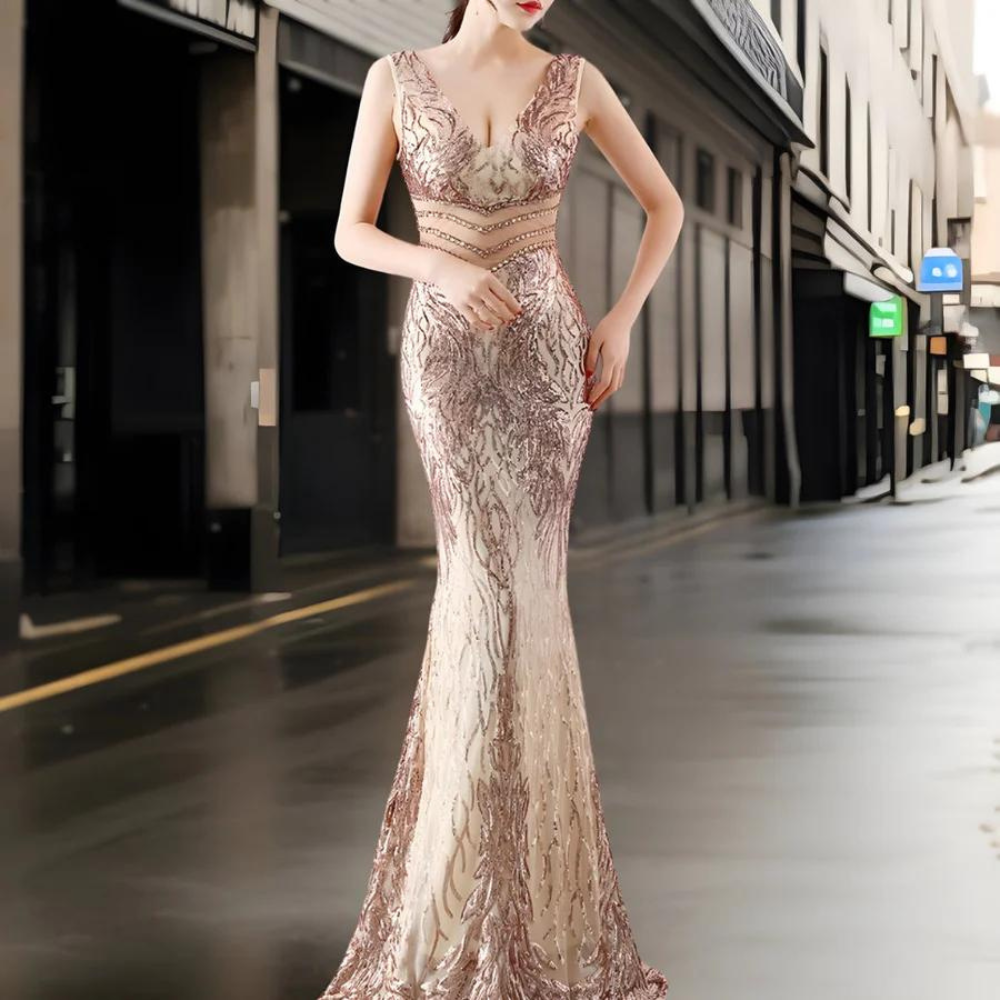 Raissa Elegante lange jurk voor dames