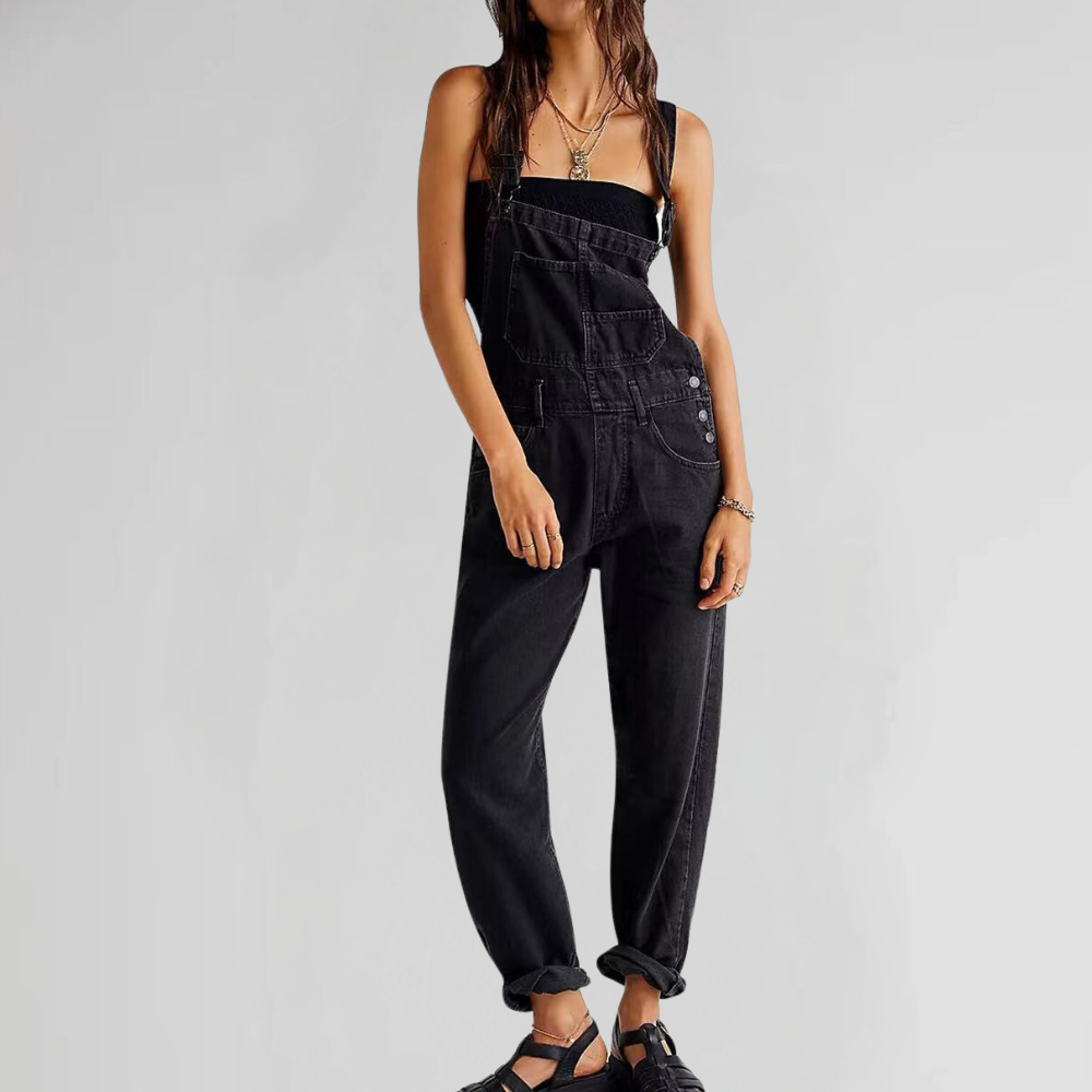 Valeria Comfortabele denim jumpsuit voor dames