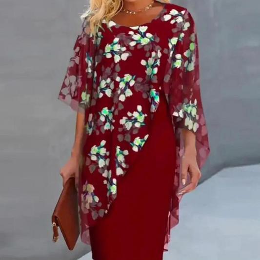 Linnea Dames Jurk met Bloemenprint