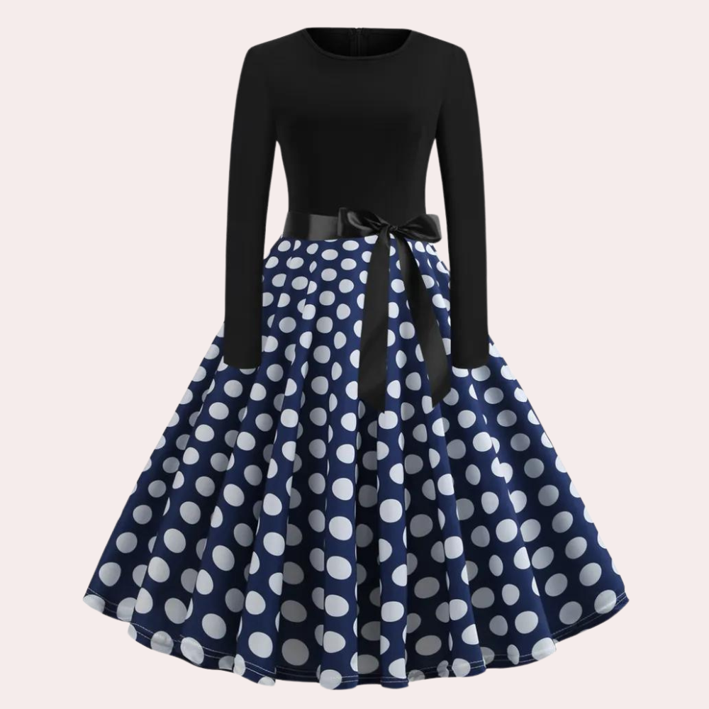 Odeta Elegante Uitlopende Jurk voor Dames
