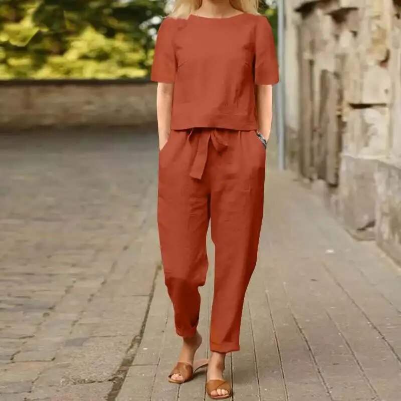 Jumpsuit Casual Chic Polyester Katoen Mix Perfect voor Elke Casual Gelegenheid