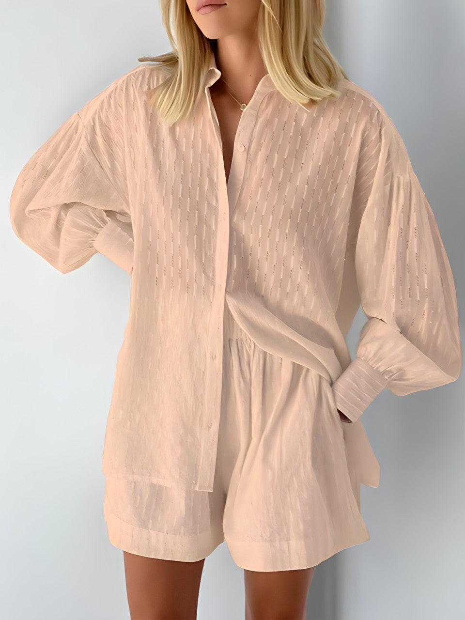 Elena - Elegant shirt en korte broek