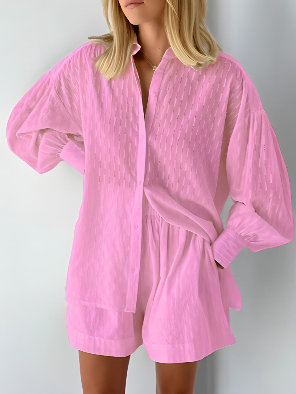Elena - Elegant shirt en korte broek