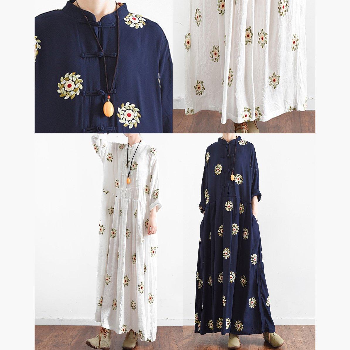 Cassy Zomerjurk in chinoiserie met bloemen