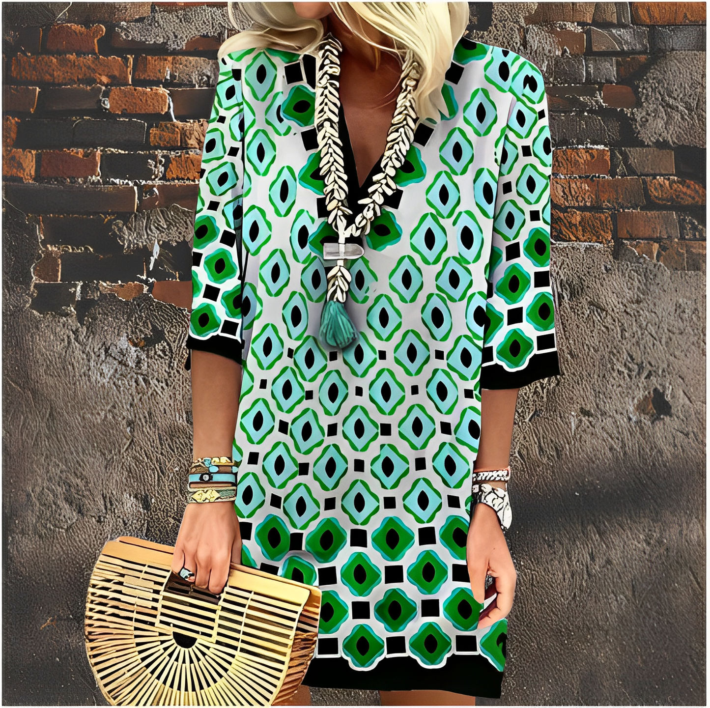 Cherise Jurk gemaakt door vrouwen