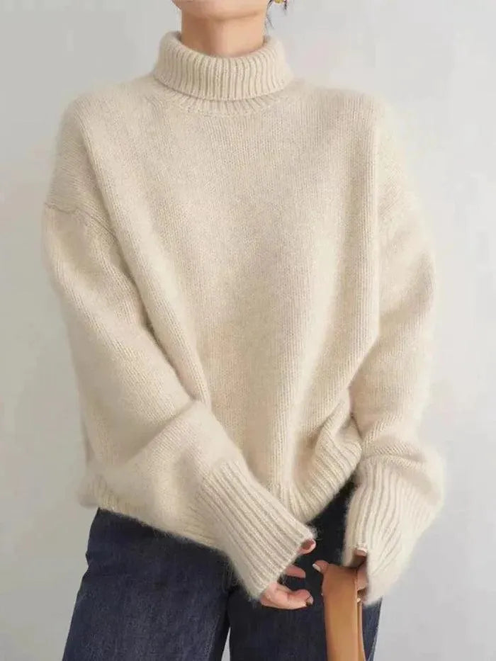 Oversized Gebreide Coltrui Tijdloos Warm en Ruime Pasvorm Ideaal voor Koude Dagen
