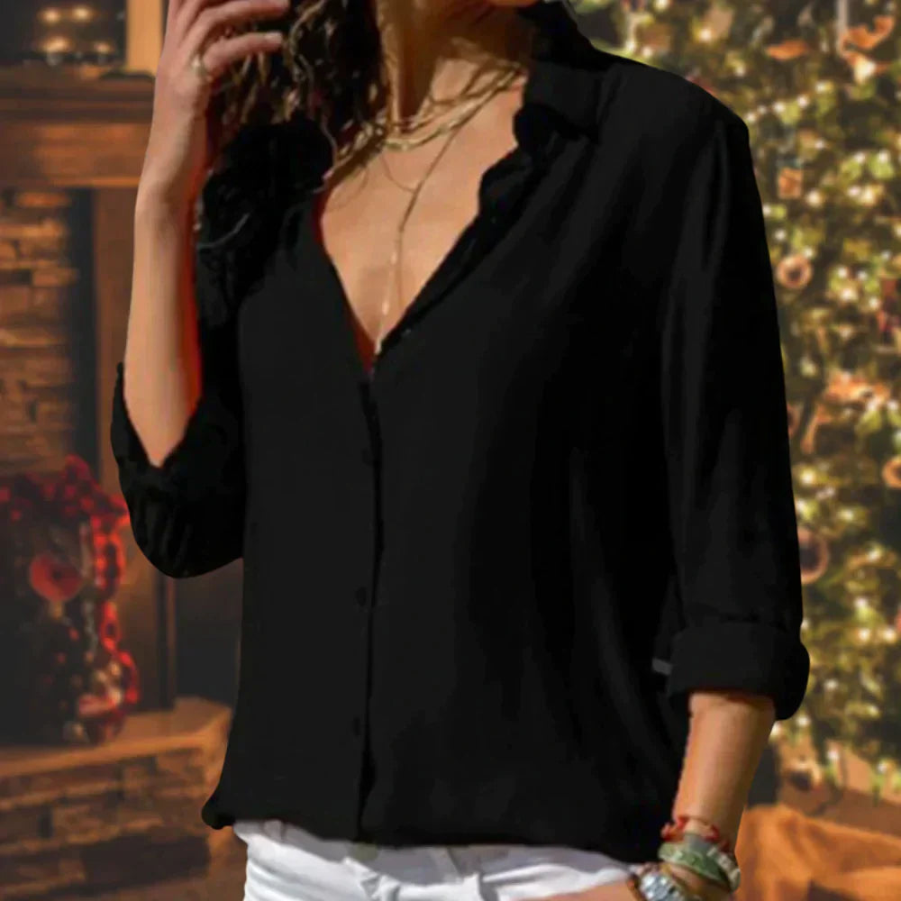 Monika - Feestelijke blouse voor dames - Licht en elegant voor de lente