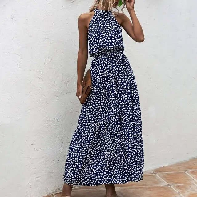 Fenella Strapless Maxi jurk met bloemenprint