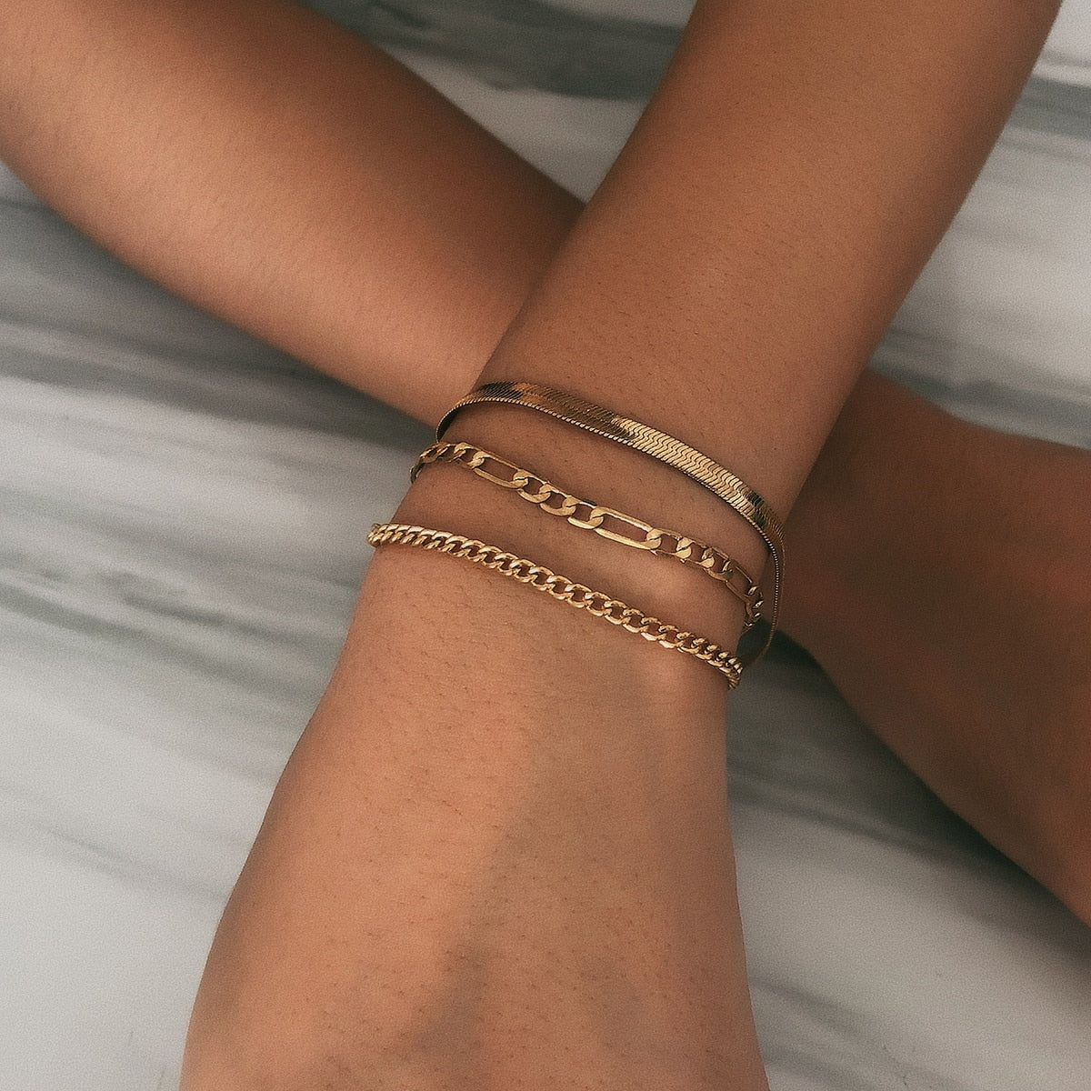 Sweet Arm Candy | Fijne 3delige armband set