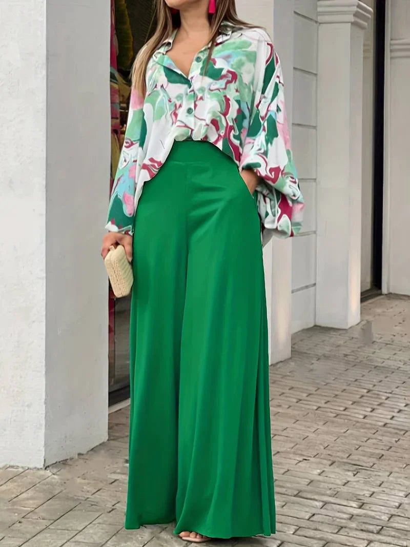 Set van blouse en broek Holly