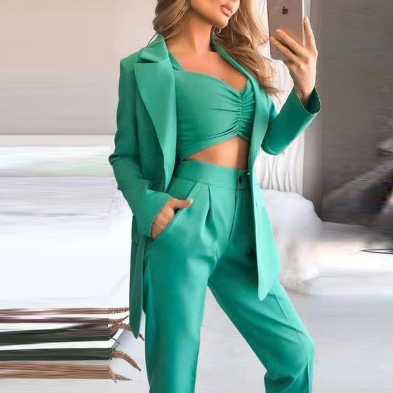 NoudsBlazer I 3delige Blazer Set Voor Dames
