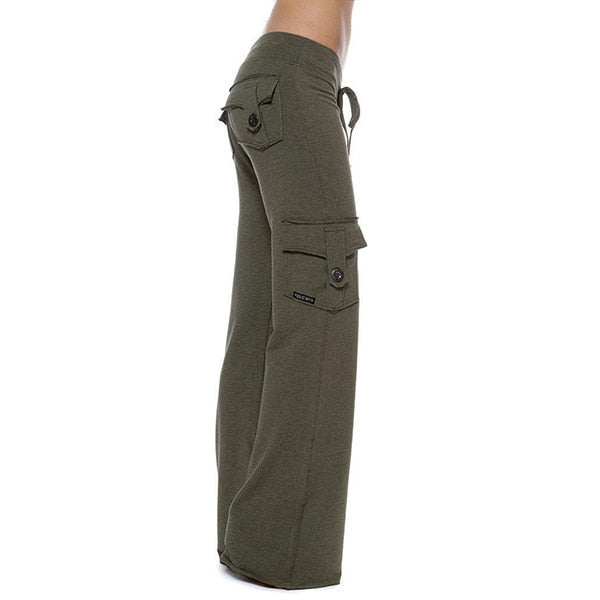 Mischa - Strakke Cargo Broek voor Vrouwen