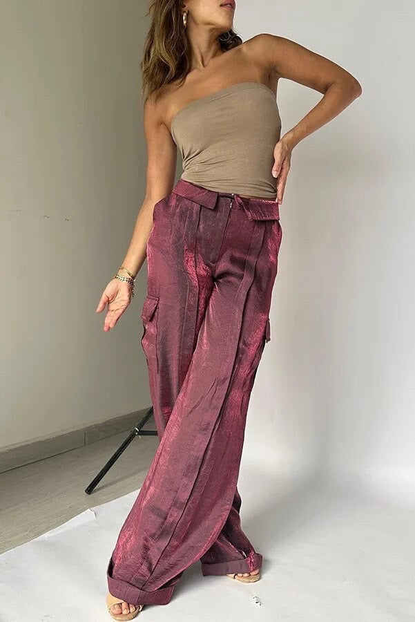 Arvida - Stijlvolle Broek met Glitters voor Vrouwen