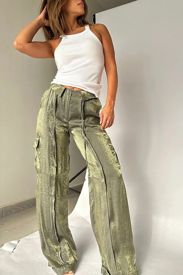 Arvida - Stijlvolle Broek met Glitters voor Vrouwen