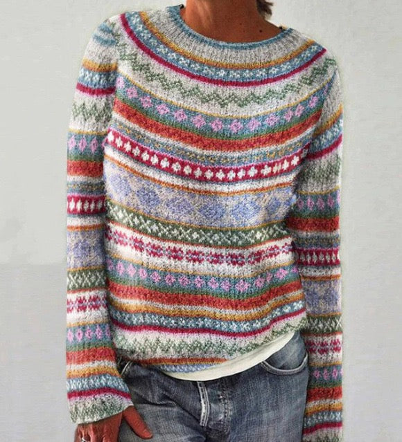 Sharon | Comfortabel Dames Sweatshirt Met Kleuren