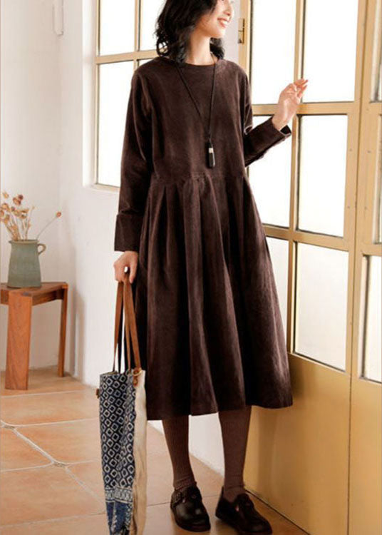 Kailey Corduroy herfst/winter elegante jurk