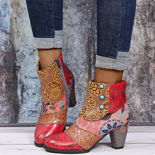 Shireen Vintage Hakken Laarzen voor Vrouwen