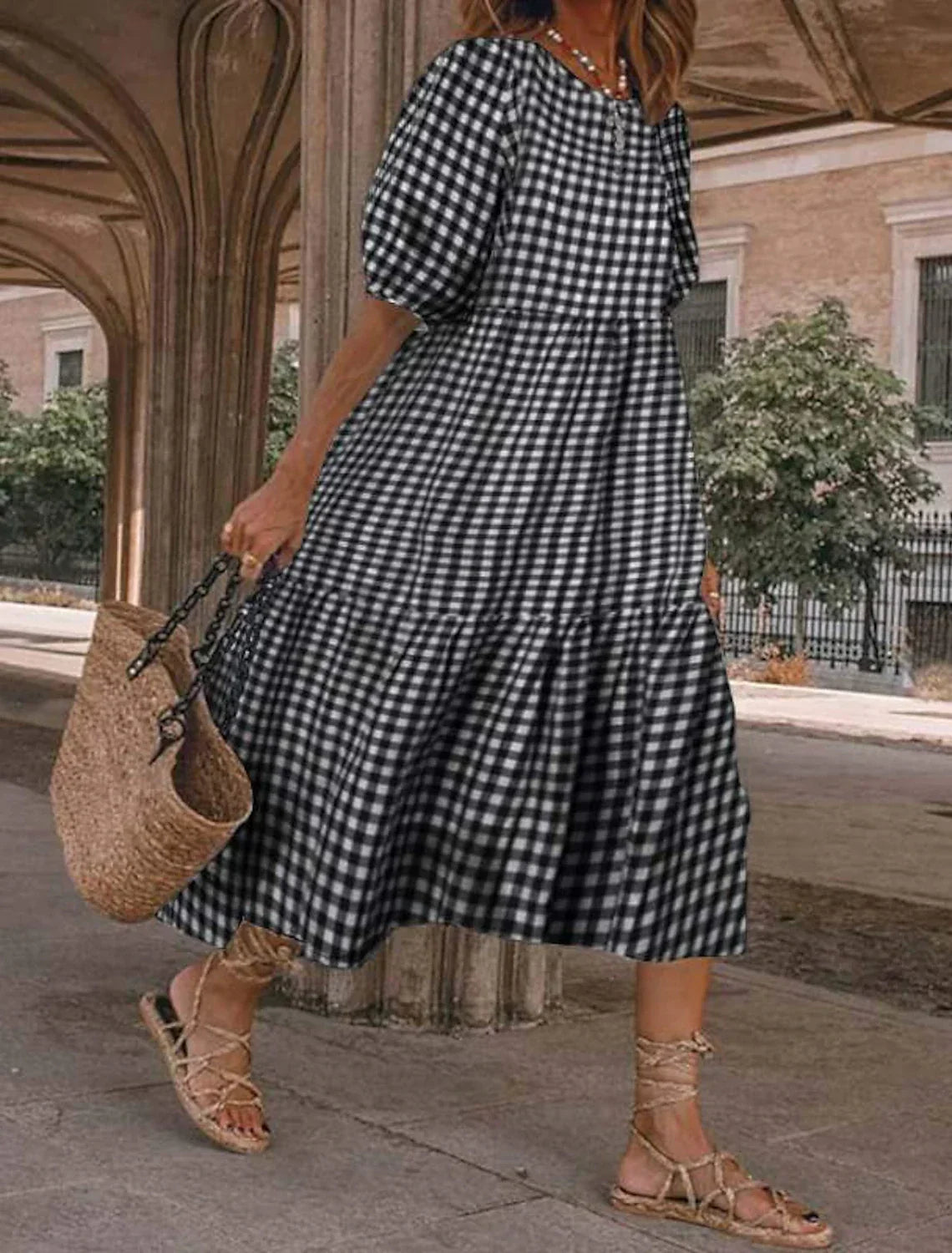 Lattisha Vrouw Casual jurk