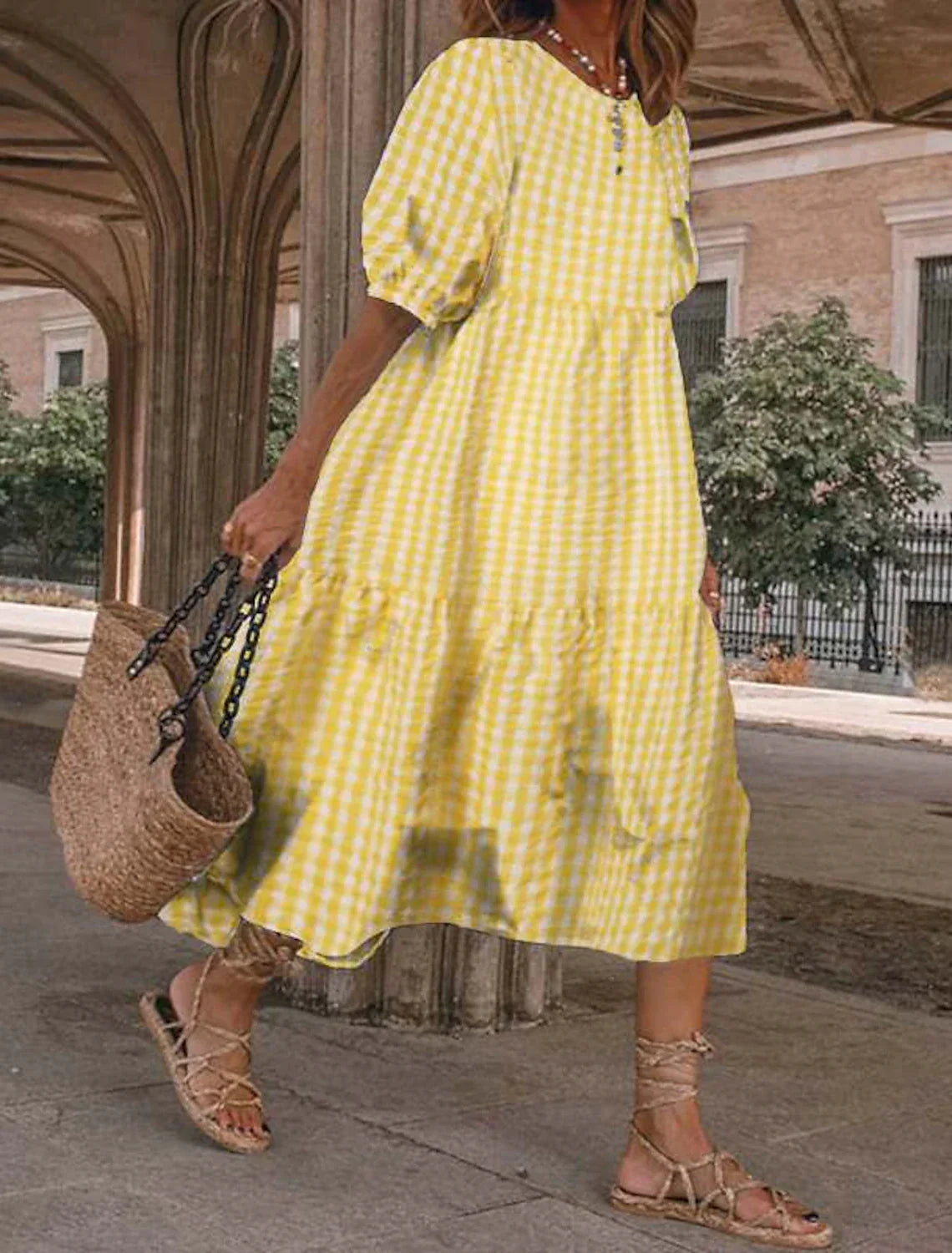 Lattisha Vrouw Casual jurk