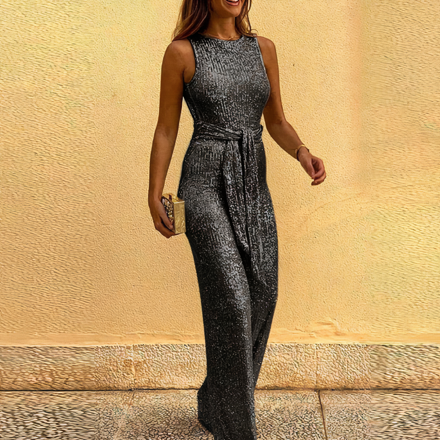 Jumpsuit met glitters Monica