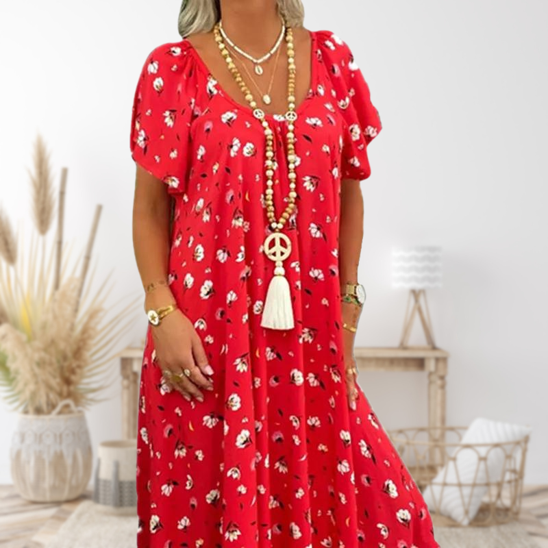 Marina Klassieke bohemien maxijurk