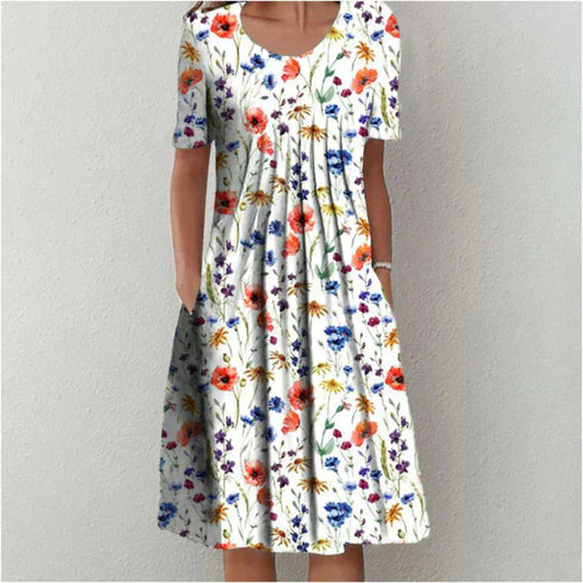 Maura Elegante katoenen jurk