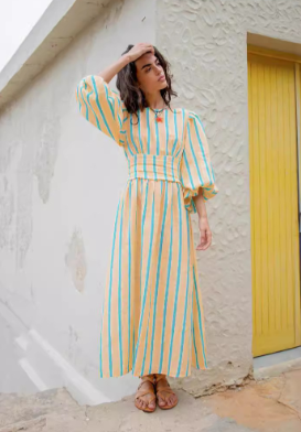 Niana Linnen MidiJurk