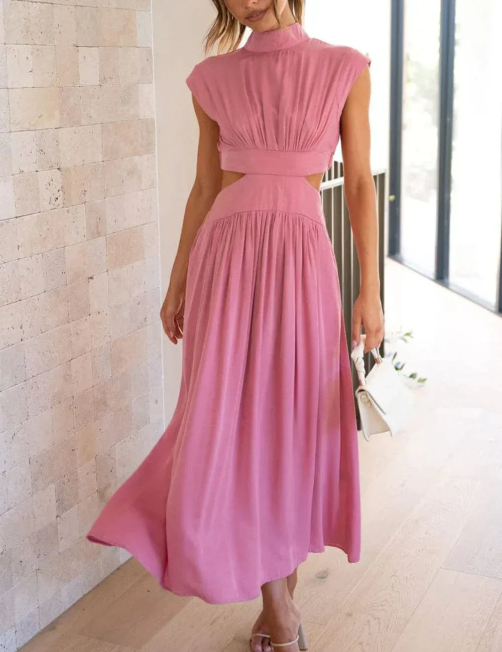 Nikki Elegante jurk met zakken
