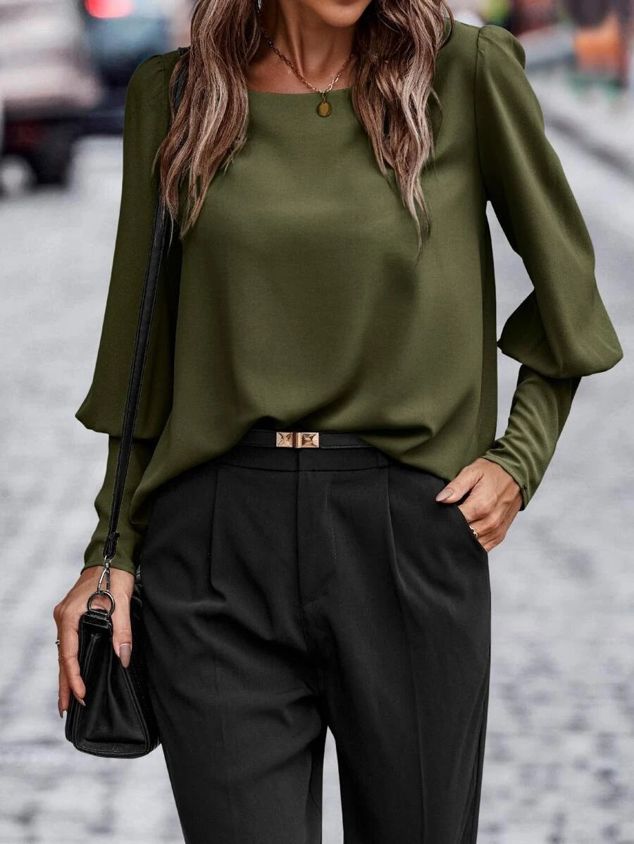 Nina - blouse met o-hals