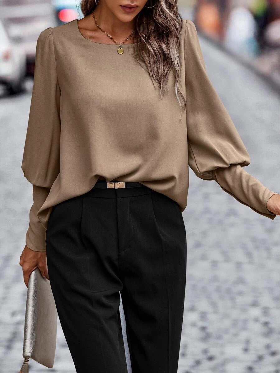 Nina - blouse met o-hals