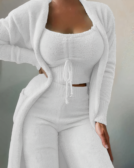 Winter 3delige pyjamaset Paisley