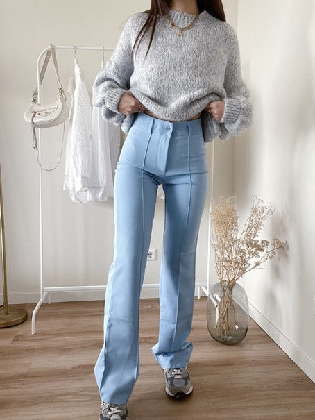 Saffron - Formele Flared Broek voor Vrouwen