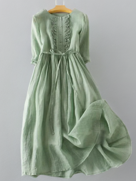 Pippa Comfortabele jurk met volants