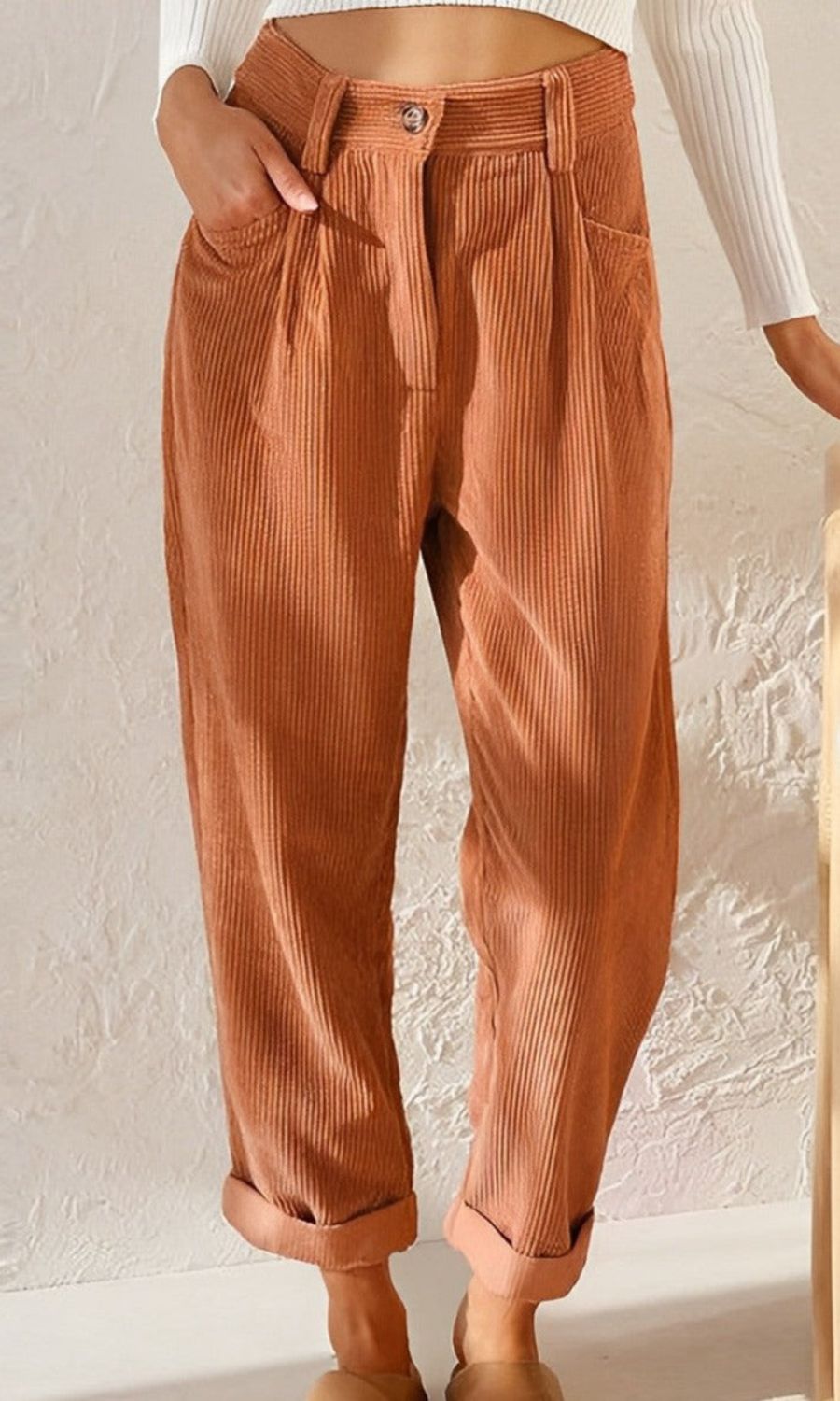 Febe | Elegante Courdroy Broek voor Dames