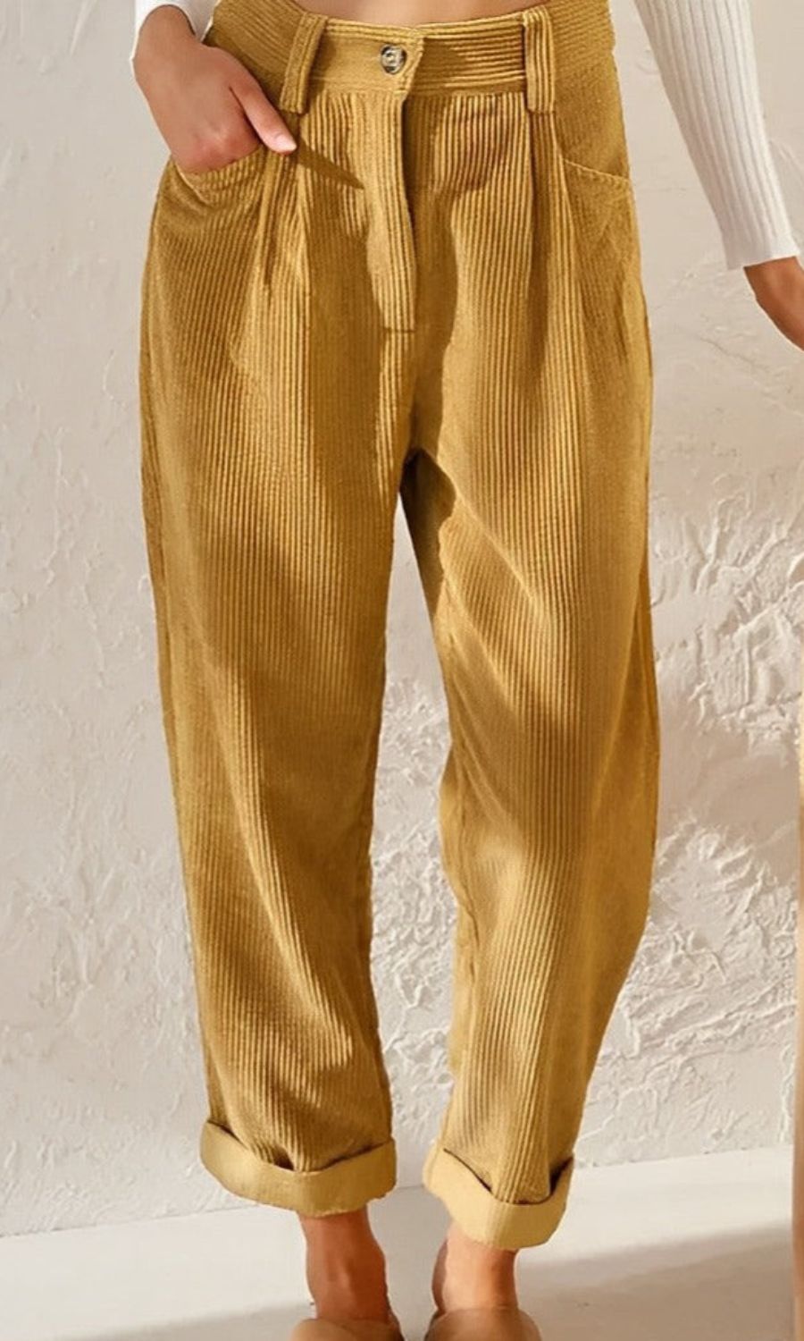 Febe | Elegante Courdroy Broek voor Dames