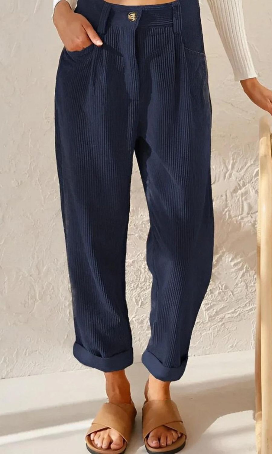 Febe | Elegante Courdroy Broek voor Dames