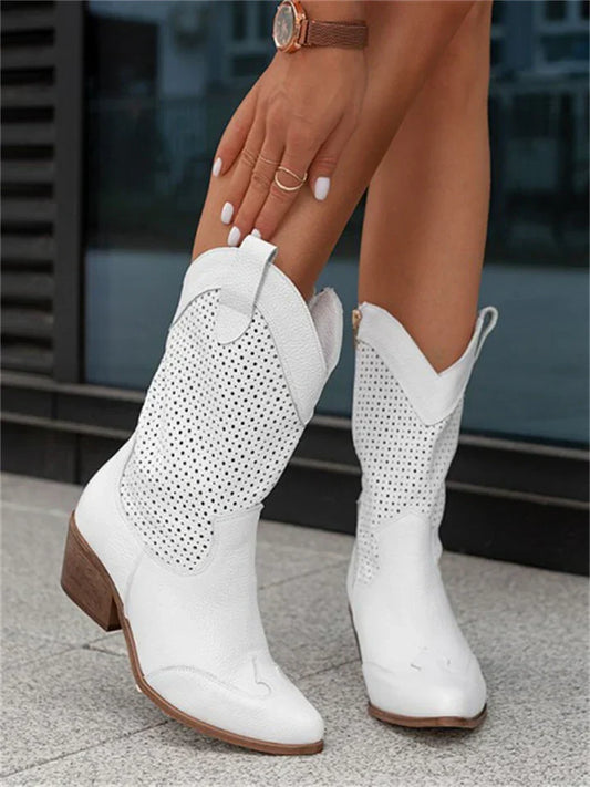 Witte cowboylaarzen jessica
