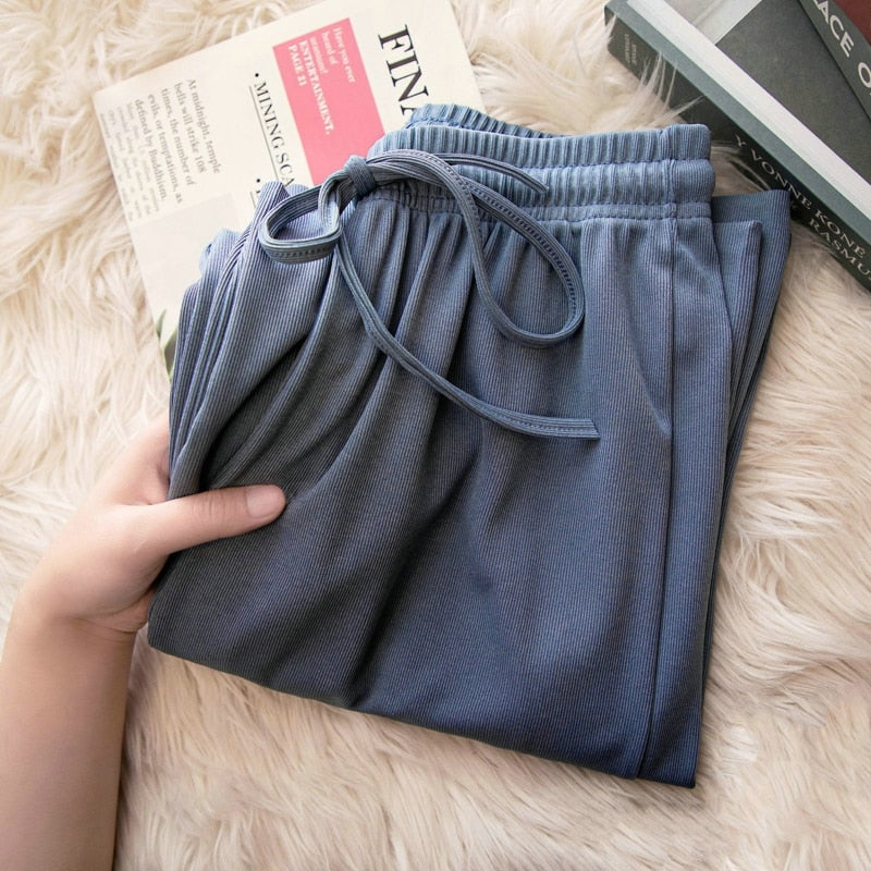 Giada broek - Wijde pijpen, comfortabele broek met hoge taille voor een smart-casual look