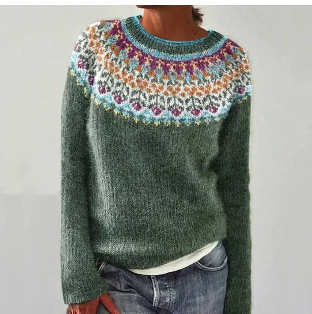 Sharon | Comfortabel Dames Sweatshirt Met Kleuren