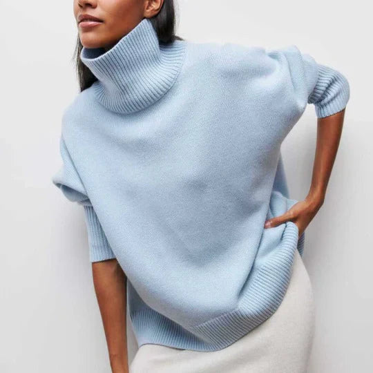 Warme oversized coltrui voor dames warm comfortabel wol