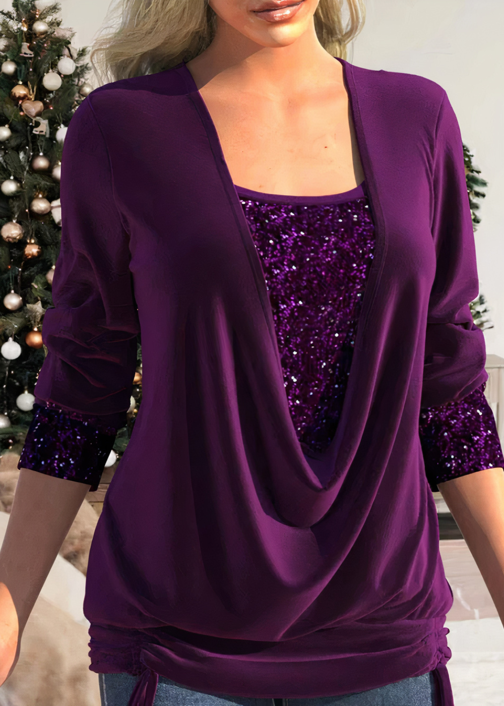 Victoria - Glamour 2025: betoverende sprankelende blouses