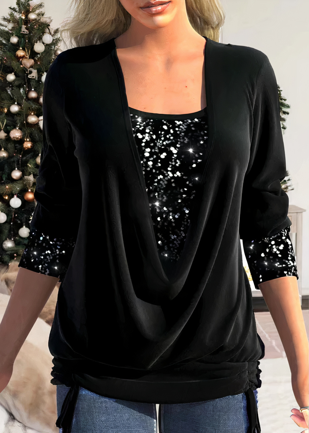 Victoria - Glamour 2025: betoverende sprankelende blouses