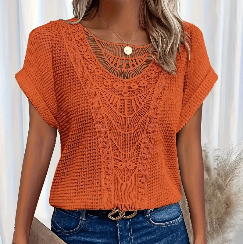 Amelia damesblouse - Luxueus en luchtig