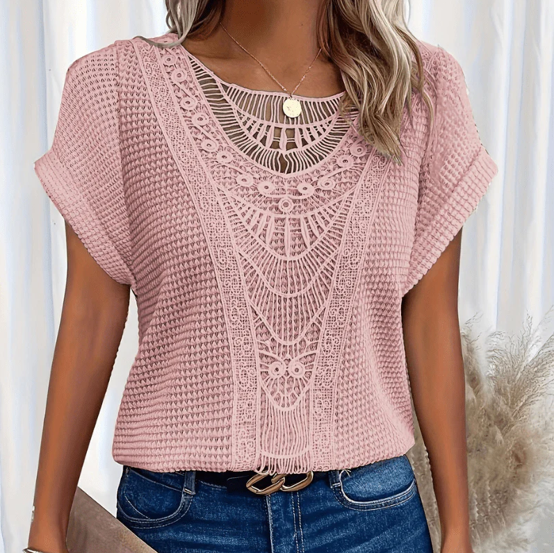 Amelia damesblouse - Luxueus en luchtig