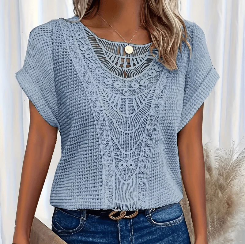 Amelia damesblouse - Luxueus en luchtig