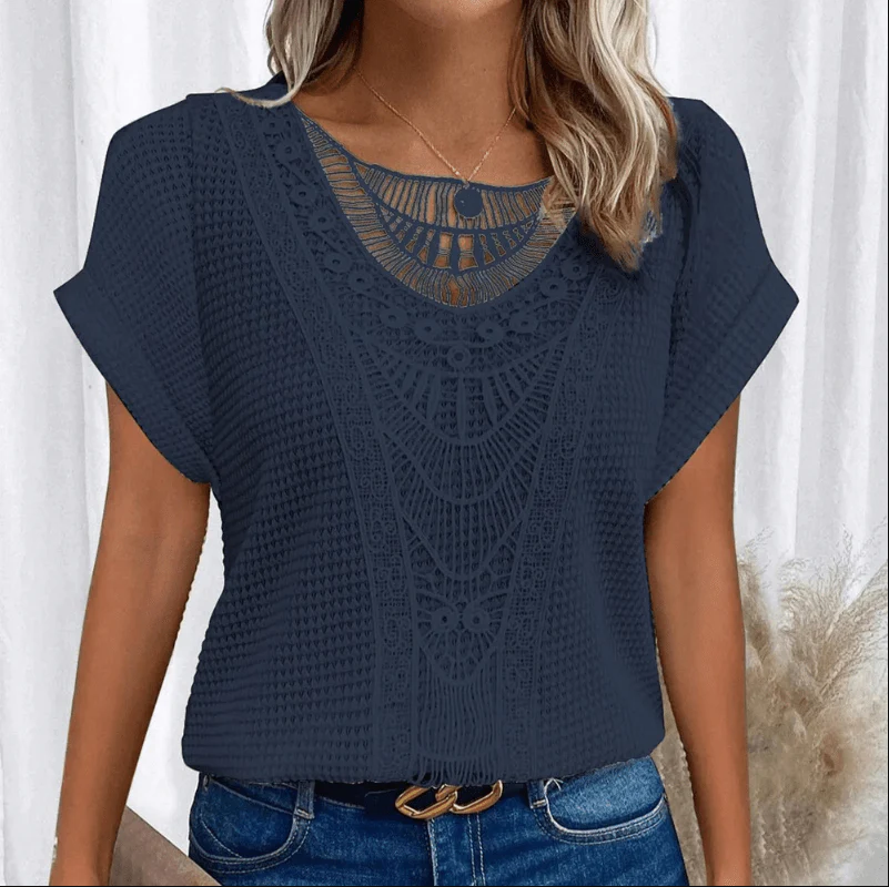 Amelia damesblouse - Luxueus en luchtig