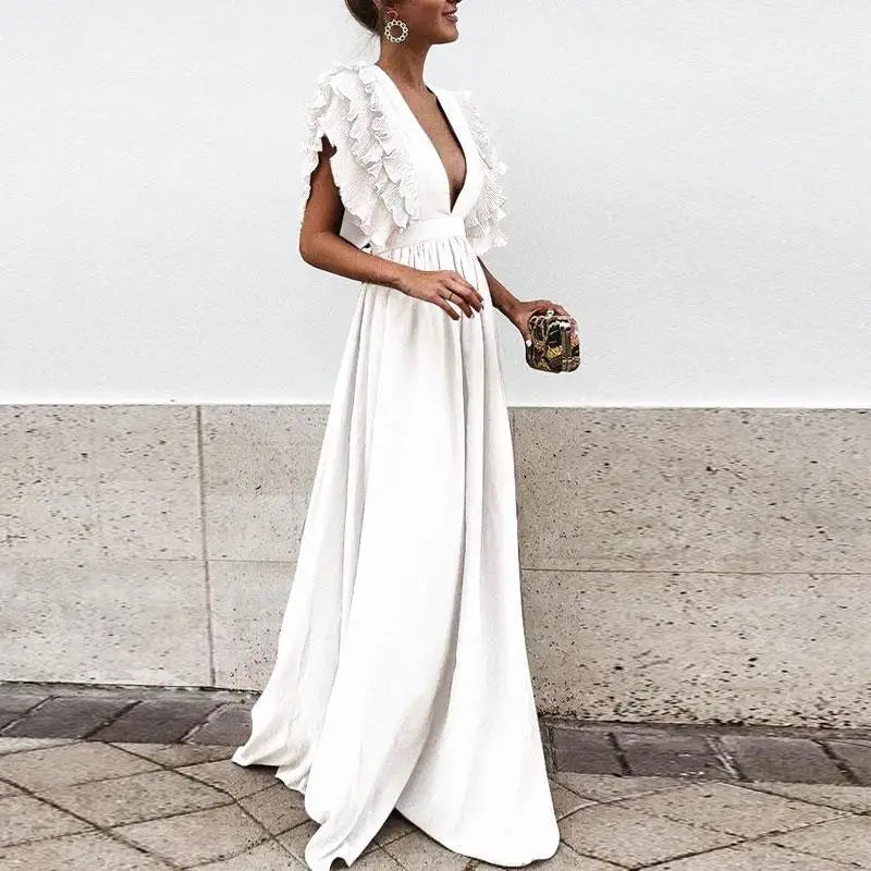 Marthe Elegante jurk met geruite mouwen